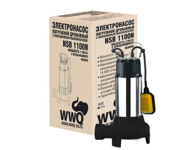 фото Насос дренажно-канализационный с ножом NSB1100N