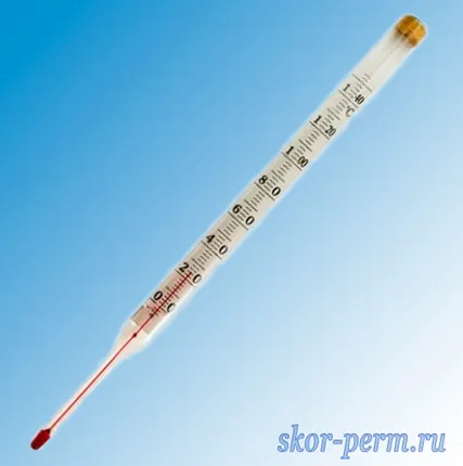 Фото №0 Термометр керосиновый до T=150 C (L=66 мм)