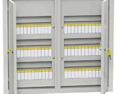 фото Щит встраиваемый металлический ЩРв-72з IP31 с замком ИЭК