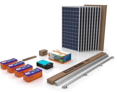фото Солнечная электростанция SOLAR ECO 5 с углом