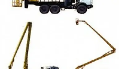 Фото №0 Аренда автовышек, самосвалов