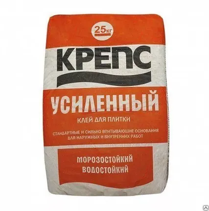 Фото №0 Клей плиточный Усиленный Крепс