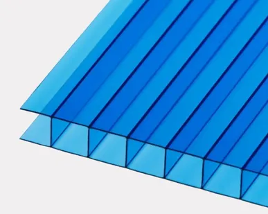 фото Поликарбонат 2100х6000х8мм (синий) UltraPlast 0,95кг/м2