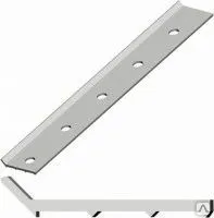 фото Алюминиевая краевая рейка, 3 м.п.