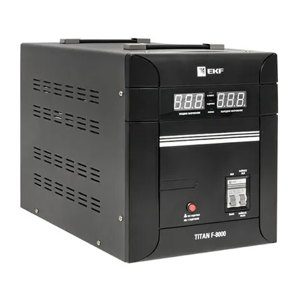Фото №0 EKF Стабилизатор напряжения напольный TITAN F-8000 EKF PROxima