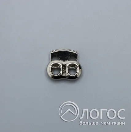 Фото №0 Фиксатор метал. 2 отверстия БМТ723 21-25 мм , никель