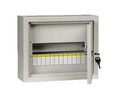 фото Щит навесной металлический ЩРн-12з IP31 с замком ИЭК