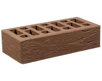 фото Старый Оскол Кирпич керамический Старый Оскол Коричневый Рустик 1НФ