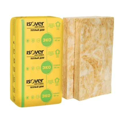 Фото №0 ИЗОВЕР ТЕПЛЫЙ ДОМ(100*610*1170)ПЛИТА 5М.КВ.