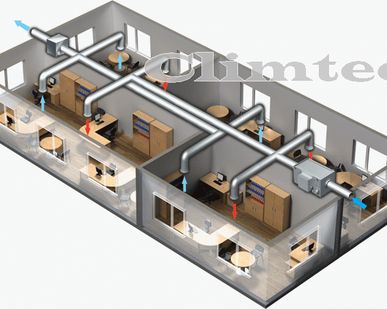 фото Вентиляция в офисе и торговом зале + рекуператор/кондиционер