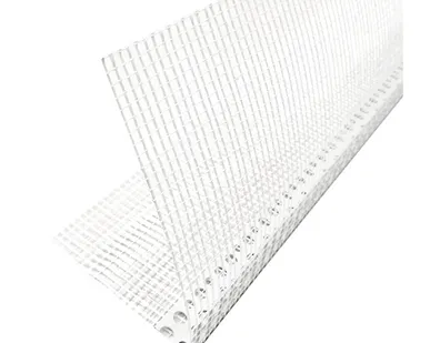 фото Угол из ПВХ с сеткой 100х150мм для фасадных работ (2,5м)