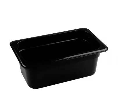 Фото №0 Гастроемкость 1/4 h=100 п/п черная без крышки