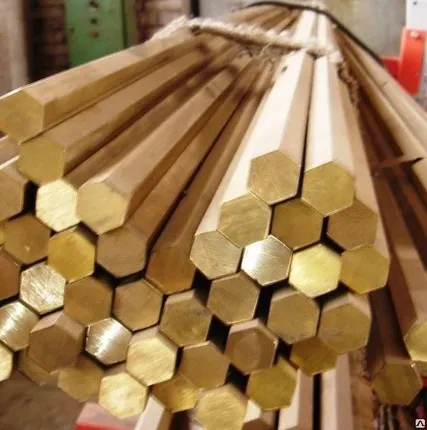 Фото №0 Шестигранник бронзовый от 1.5мм до 330мм БрАЖМц БрАЖН БрАМц БрБ2 БрОЦС5-5-5