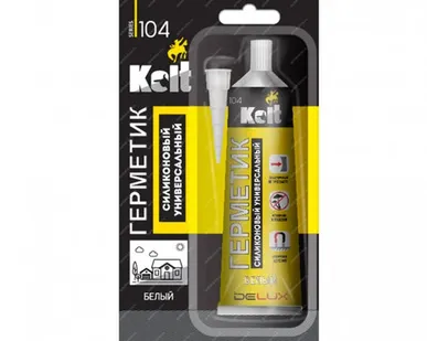 фото Герметик силиконовый KOLT универсал. 85 мл. белый