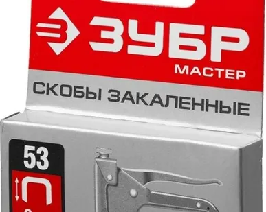 фото Скобы 6 мм для степлера, тип 53, 1000 шт.