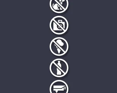 фото Набор круглых наклеек для витрин