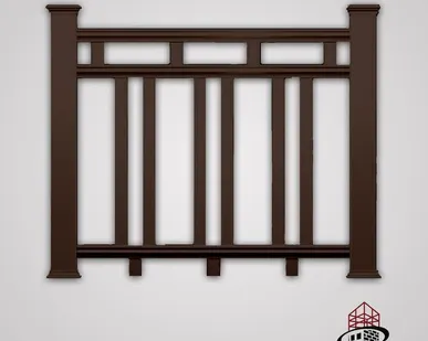 фото Забор из ДПК цвет коричневый