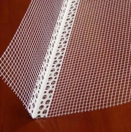 Фото №0 Угол перфорированный оцинкованный и ПВХ с сеткой