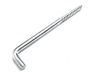 фото Шуруп с Г-образным крюком оцинков. 10*80 мм