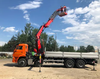 фото Аренда Кранов-манипуляторов  в Москве