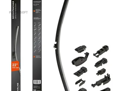 фото AIRLINE AWB-BK-550 Щетка стеклоочистителя бескаркасная