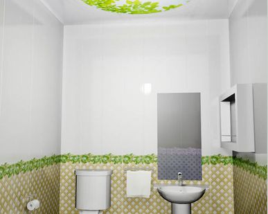 фото Потолочные панели Голуби