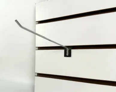 фото Крючок металлический на экономпанель 200мм, d.4мм, хром (без наконечника)