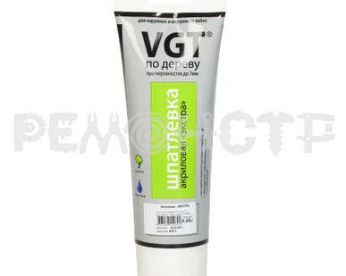 фото Шпатлевка дер 0,45кг ЭКСТРА ВГТ туба (дуб)  (12/1200) П (ВЗ)