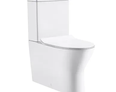 фото Унитаз-безободковый MFZ-51D, вып 90 гр., белый, с микролифтом