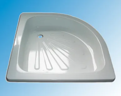 фото Поддон душевой стальной 900х900х160 полукруг