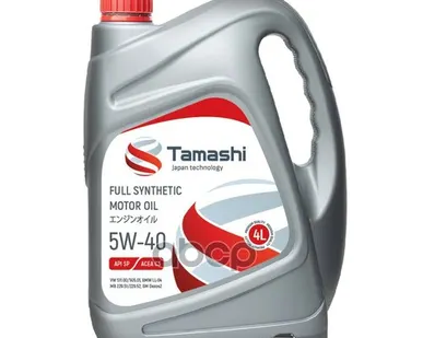 фото Tamashi 5W40T074 TAMASHI Масло 4л. 5W-40 SP, C3 Diesel