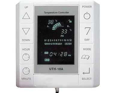 фото Терморегулятор UTH-10A встраиваемый недельный таймер, защита от детей