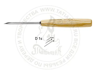 фото Прямая плоскоскошенная компактная стамеска Pfeil PF-D 1s/12