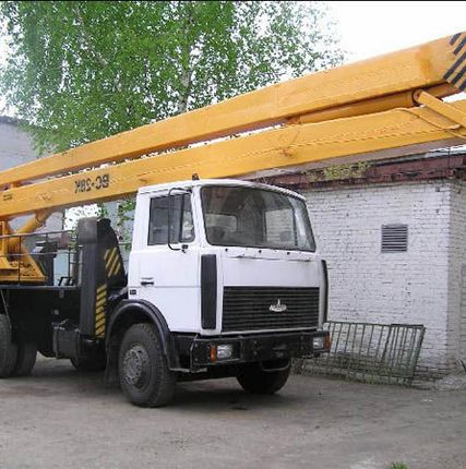 Фото №0 Аренда автовышки 28м колено