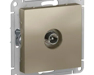 фото Механизм розетки TV оконечной AtlasDesign 1DB шампань SchE ATN000591