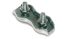 фото Зажим троса плоский 8ммх2 (Duplex)