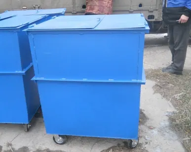 фото Контейнер для ТБО с колесами и съемной крышкой