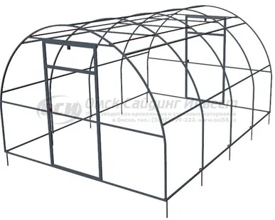 фото Теплица 3000*2100*4000м (Ш*В*Д) с сотовым поликарбонатом 4 мм