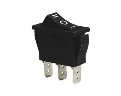 фото Выключатель-кнопка для электроприборов 3 положения черный RWB-205 REXANT