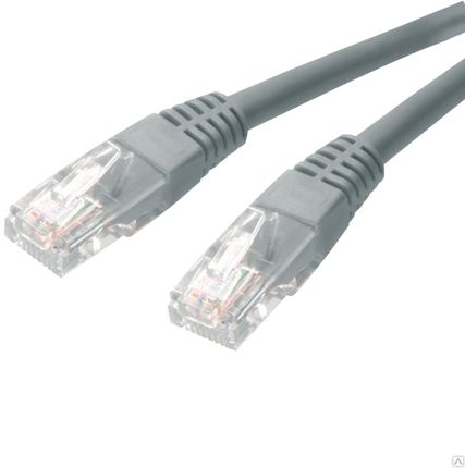 Фото №0 Patch-cord UTP 5E, 15 м., серый