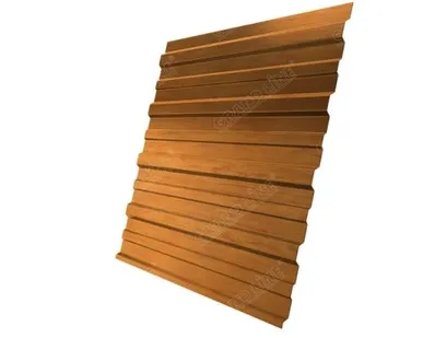 фото Профнастил С10A 0,45 Print Premium Golden Wood