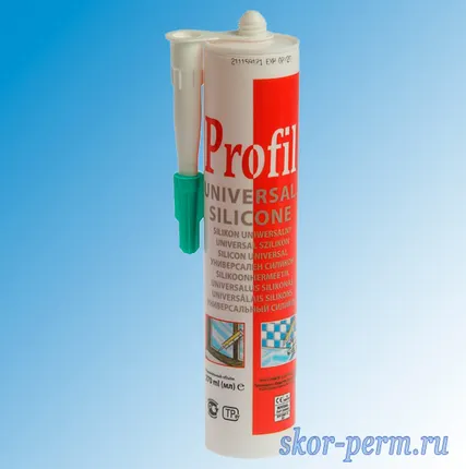 Фото №1 Герметик SOUDAL Profil универсальный силиконовый 270 мл белый
