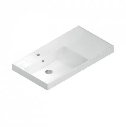 Фото №0 Раковина CUBO 90 левая с крепежом