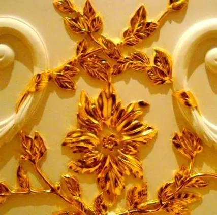 Фото №0 Золочение гипсовой лепнины