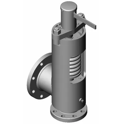 Фото №0 Клапан предохранительный пружинный с демпфером угловой Т-132мс