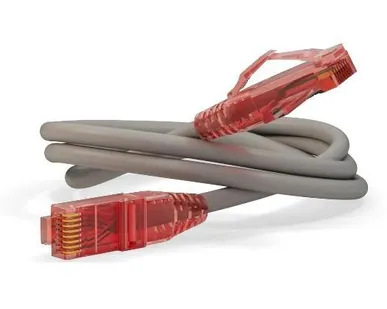 фото Патч-корд PC-LPM-UTP-RJ45-RJ45-C5e-0.5M-LSZH-GY кат.5e LSZH 0.5м сер. Hyperline 42269