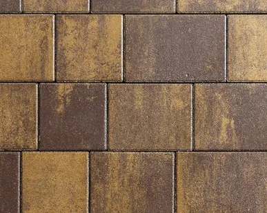 фото Плитка тротуарная Новый город В.3.Фсм.8 Листопад гладкий Янтарь