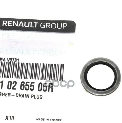 Фото №0 110265505R RENAULT Прокладка сливной пробки RENAULT арт. 110265505R