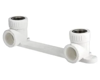 фото Планка монтажная полипропиленовая с двумя водорозетками Valtec 20х1/2" ВР