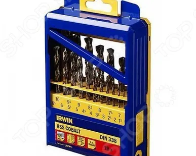 фото Набор из 19 сверл по металлу IRWIN Cobalt Irwin